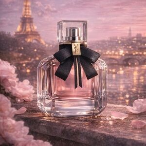 Yves Saint Laurent Perfume with Black Bow